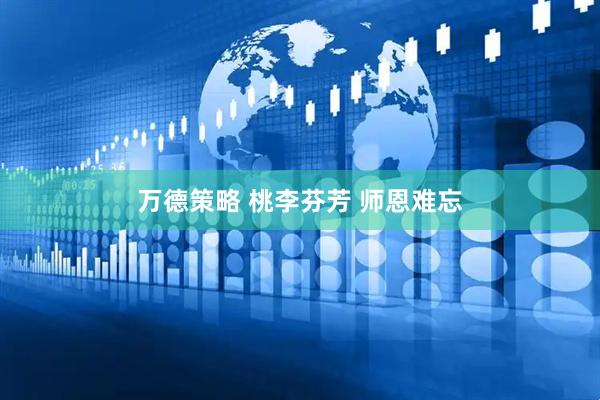 万德策略 桃李芬芳 师恩难忘